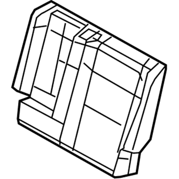 1WK63BD3AA Mopar Second Row Headrest Illustration 1 of 1
