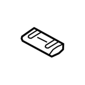 68349875AA Mopar Bezel-Seat Belt Illustration 1 of 1