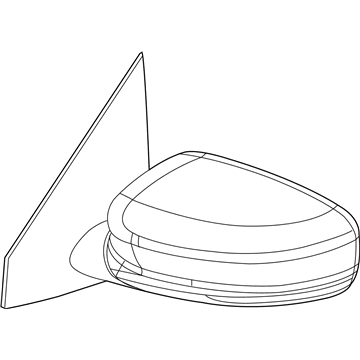 2016 Dodge Dart Car Mirror - 6AC761BUAA