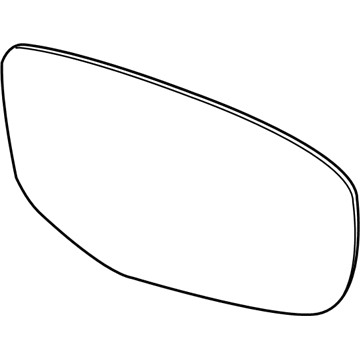 68188634AA Mopar Mirror Replacement Glass Illustration 1 of 1