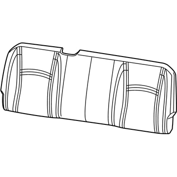 6XH10TU6AA Mopar Rear Seat Back Illustration 1 of 1