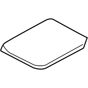 Mopar 1DP411J3AA Armrest Bin Cover 1DP411J3AA Mopar Armrest Bin Cover Illustration 1 of 1