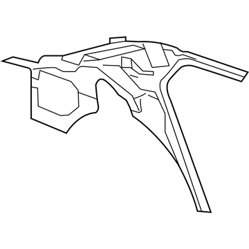 68034153AC Mopar Body Side Aperture Rear Panel Illustration 1 of 1