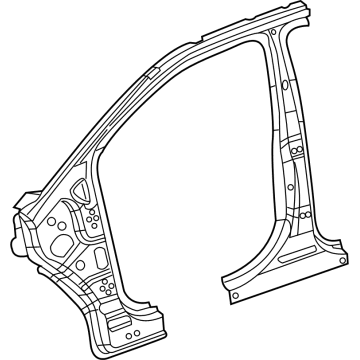 Mopar 68035435AG Body Side Aperture Inner Panel 68035435AG Mopar Body Side Aperture Inner Panel Illustration 1 of 1