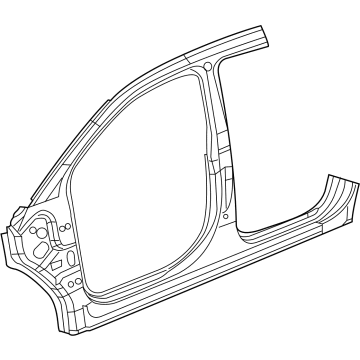 68035429AD Mopar Body Side Aperture Front Panel Illustration 1 of 1
