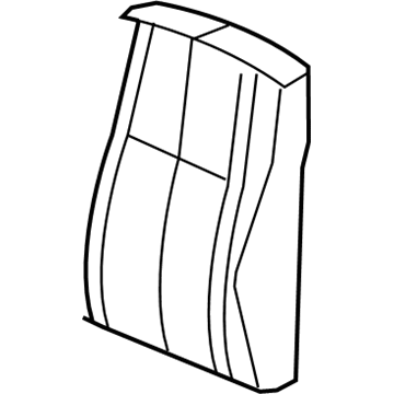 1EX001DVAA Mopar Front Seat Back Cover Illustration 1 of 1