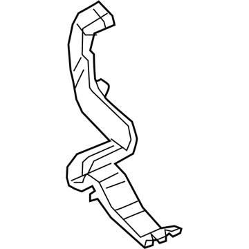 68376228AB Mopar Floor Duct Illustration 1 of 1