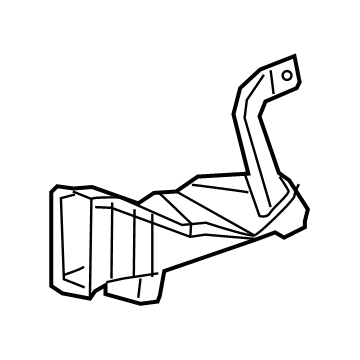 68394567AB Mopar Floor Duct Illustration 1 of 1