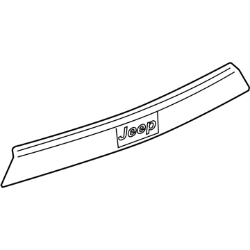 68083083AA Mopar APPLIQUE-License Lamp Illustration 1 of 1