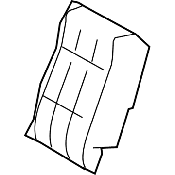 1FS421D1AA Mopar Rear Seat-Seat Cover-Top Back Right Illustration 1 of 1