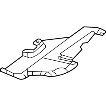 5065237AB Mopar Torque Box Shield Illustration 1 of 1