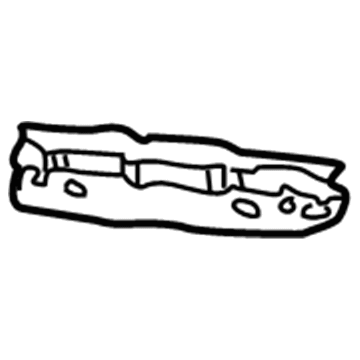 Mopar 4698953AC Grab Handle Bracket 4698953AC Mopar Grab Handle Bracket Illustration 1 of 1