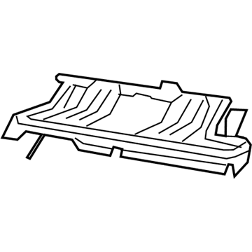 68004483AA Mopar Frame-Seat Cushion Illustration 1 of 1