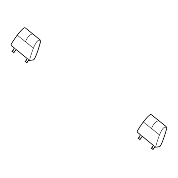 1TV13XDVAA Mopar Second Row Headrest Illustration 1 of 1