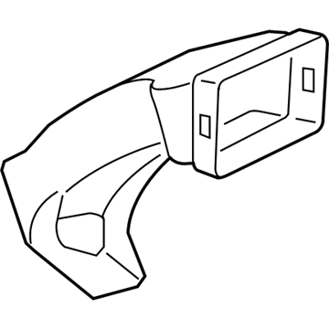 55116741AC Mopar Floor Distribution Duct Illustration 1 of 1