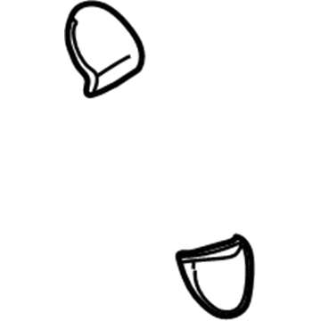 Mopar MR621727 Cap End MR621727 Mopar Cap End Illustration 1 of 1