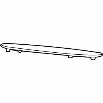 68426087AD Mopar Hood Bezel Illustration 1 of 1