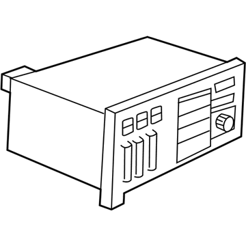 4858513AH Mopar Radio-AM/FM/CASSETTE With Cd Cont Illustration 1 of 1