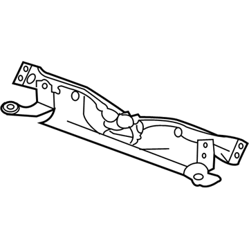 5160196AG Mopar Radiator Closure Panel Crossmember Illustration 1 of 1