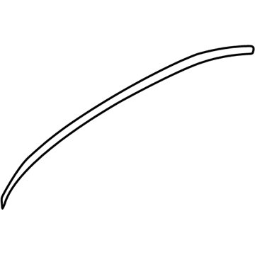 MR432864 Mopar Molding-Rear Window Illustration 1 of 1