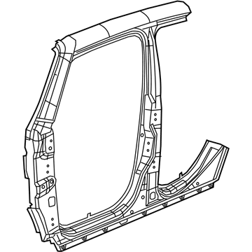 68263221AA Mopar Body Side Aperture Outer Panel Illustration 1 of 1