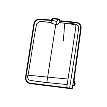 6CM961XTAD Mopar Rear Seat Armrest Illustration 1 of 1