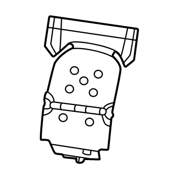 68564635AA Mopar BAG-SEAT BACK Illustration 1 of 1