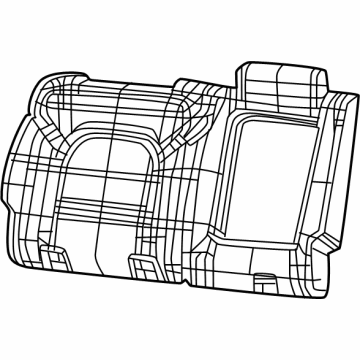 7UP30BD3AA Mopar Rear Seat Back Cover Illustration 1 of 1