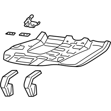 5013119AA Mopar Panel-Seat Cushion Base Illustration 1 of 1