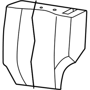 Mopar UN691AZAA Seat Back Rear 40% UN691AZAA Mopar Seat Back Rear 40% Illustration 1 of 1