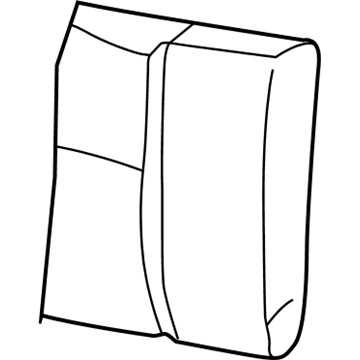 Mopar XR901T5AA Rear Seat Back Cover XR901T5AA Mopar Rear Seat Back Cover Illustration 1 of 1