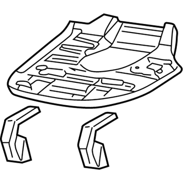 Mopar 5093499AA Panel-Seat Cushion Base 5093499AA Mopar Panel-Seat Cushion Base Illustration 1 of 1
