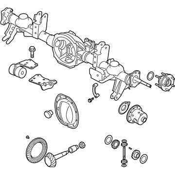5135772AE Mopar Service Rear Axle Illustration 1 of 1