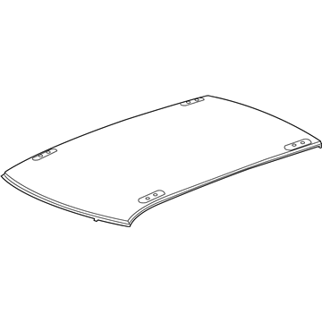 68273799AB Mopar Panel-Roof Illustration 1 of 1