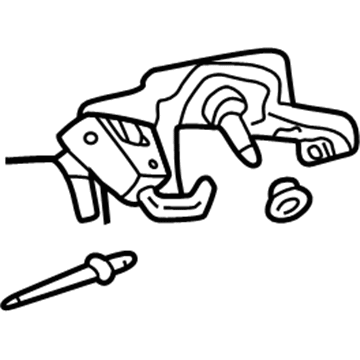 4864767 Mopar Handle-Folding Top Illustration 1 of 1