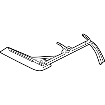 5056042AA Mopar WEATHERSTRIP-Folding Top Rear Side Rail Illustration 1 of 1