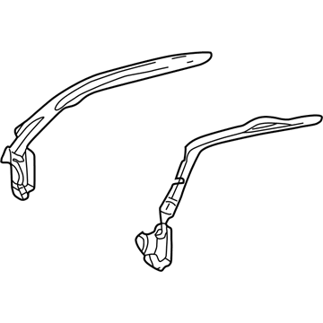 4864739AB Mopar Side Rail-Folding Top Illustration 1 of 1