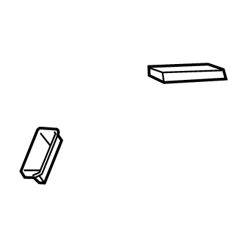 68184547AC Mopar Hood Bezel Illustration 1 of 1