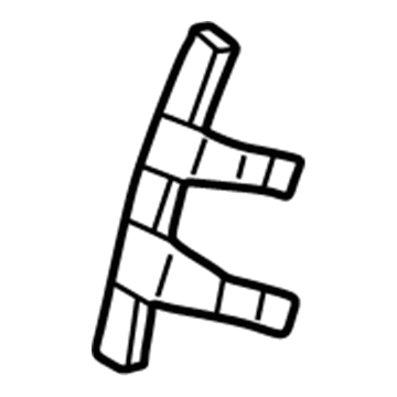 4780515AD Mopar Rear Door Glass Channel Illustration 1 of 1