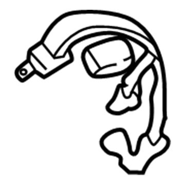 1994 Chrysler LHS Seat Belt - JX77RP8