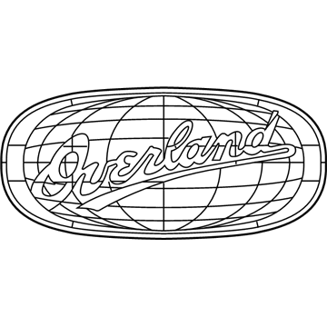 Mopar 68292643AA NAMEPLATE-LIFTGATE 68292643AA Mopar NAMEPLATE-LIFTGATE Illustration 1 of 1