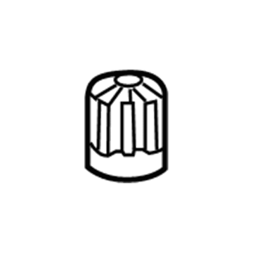 2004 Chrysler Crossfire A/C Service Cap - 5098958AA