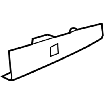 5HS84XDBAE Mopar Power Window Switch Bezel Illustration 1 of 1