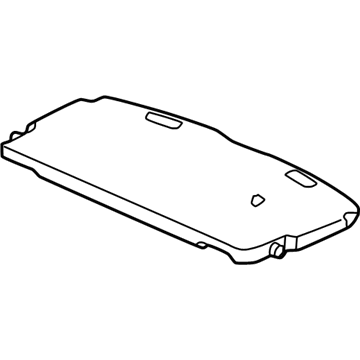 Mopar SG491DAAB Rear Shelf Panel SG491DAAB Mopar Rear Shelf Panel Illustration 1 of 1