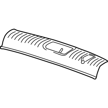 RJ37DKAAH Mopar Scuff Plate Illustration 1 of 1