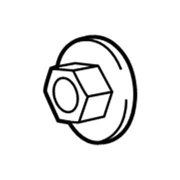 6101688 Mopar Hexagon Lock Nut Illustration 1 of 1