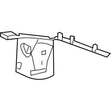 1CL97BD1AE Mopar Molding-D Pillar Illustration 1 of 1