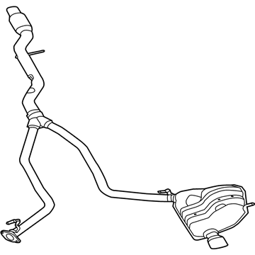 Mopar Muffler - 68160576AF