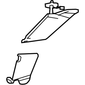 1HW52DW1AB Mopar Visor Illustration 1 of 1