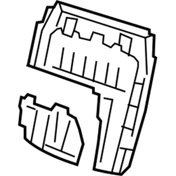 1FK741D5AA Mopar Front Seat Back Panel Illustration 1 of 1